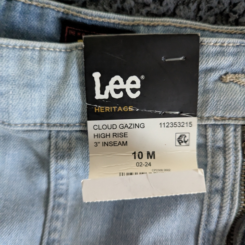 NWT Lee Retro Heritage High-Rise Shorts - Picture 5 of 8